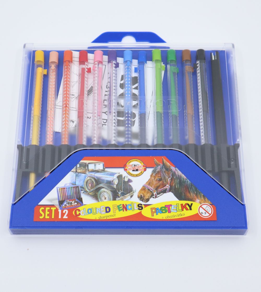 Farebné ceruzky Scala 12 ks (plniace)