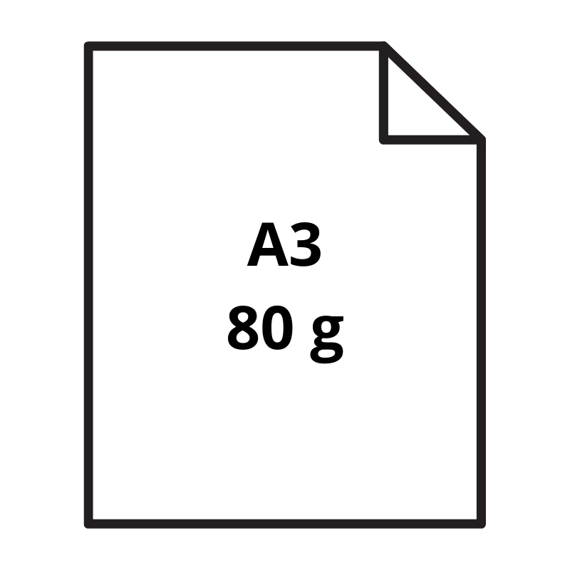 A3, 80g Kancelársky papier (500 listov)