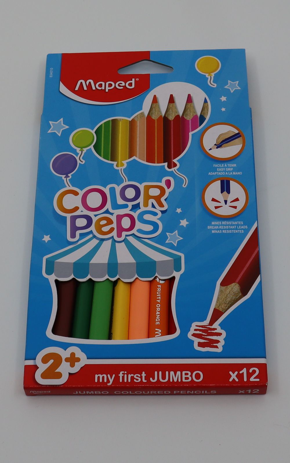 Farebné ceruzky Maped Jumbo 12 ks
