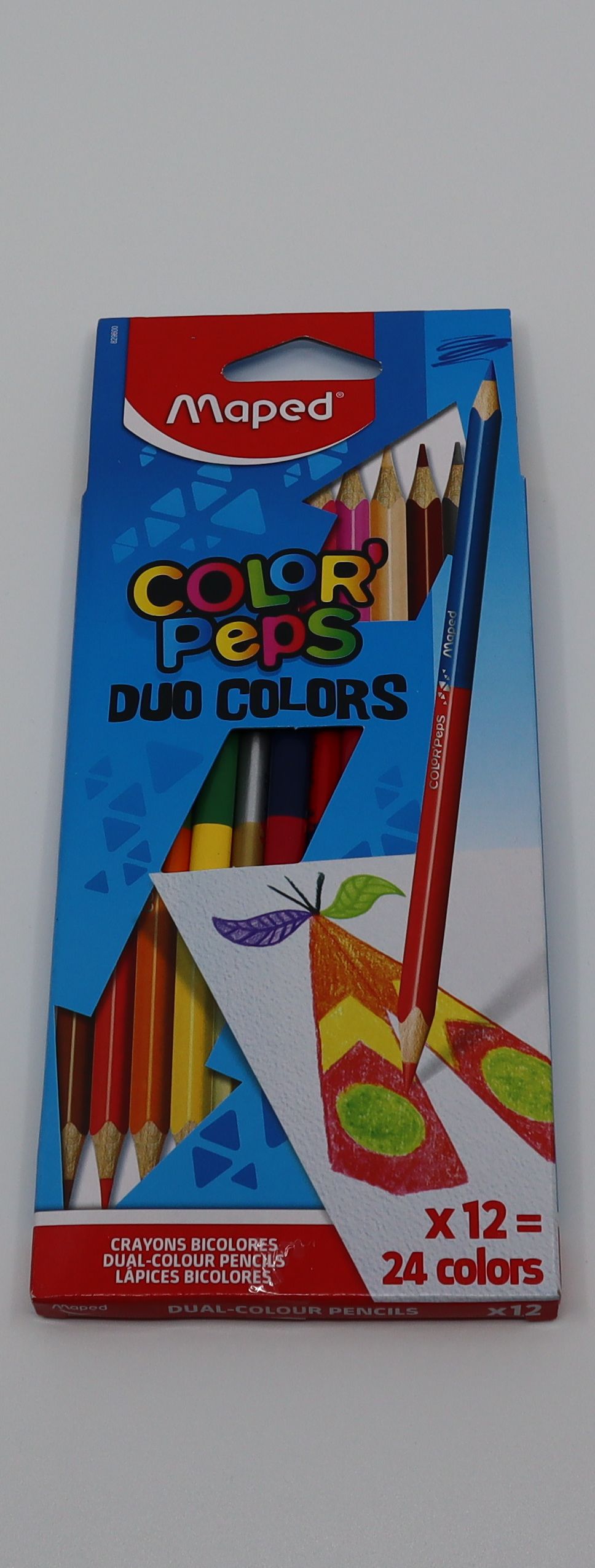 Farebné ceruzky MAPED DUO 24far/12ks