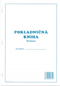 Pokladničná kniha nečíslovaná, 50 listová