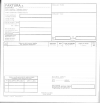 Faktúra 2/3 A4 dvojjazyčná SK+HU (samoprepisovací, blok 100 listov)