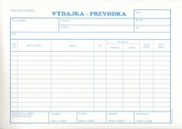 Výdajka-prevodka A5 (blok 100 listov)