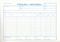 Výdajka-prevodka A5 (blok 100 listov)