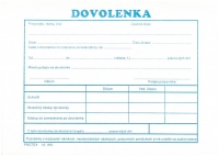 Dovolenka (blok A6, 100 listov)