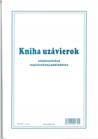 Kniha uzávierok elektronickej registračnej pokladnice (ERP), A4, 96 strán, mäkká väzba