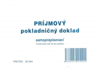 Príjmový pokladničný doklad s DPH (samoprepisovací blok 100 listov, A6)