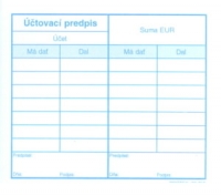 Účtovací predpis, blok