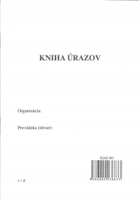 Kniha úrazov A5 zošit - 32 strán