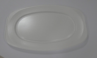 Podnos penový (45x30cm) ovál biely Gastro obal