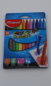 Plast. pastely Maped PlastiClean 12ks