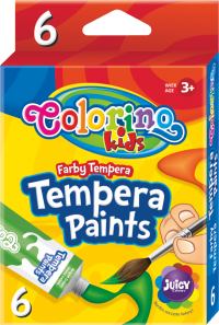 temperové farby COLORINO 6ks/12ml